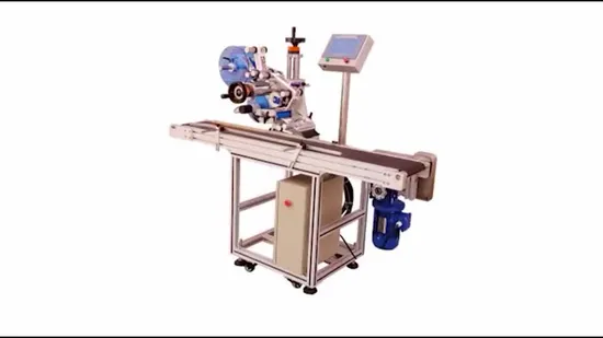Paixie Factory Automatic Small Round Glass Plastic Tube Horizontal Labeling Packing Machine Label Applicator 