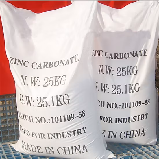 Factory Directly Supplied Chemicals Industrial Grade Zinc Carbonate Basiccas Used in Rubber 